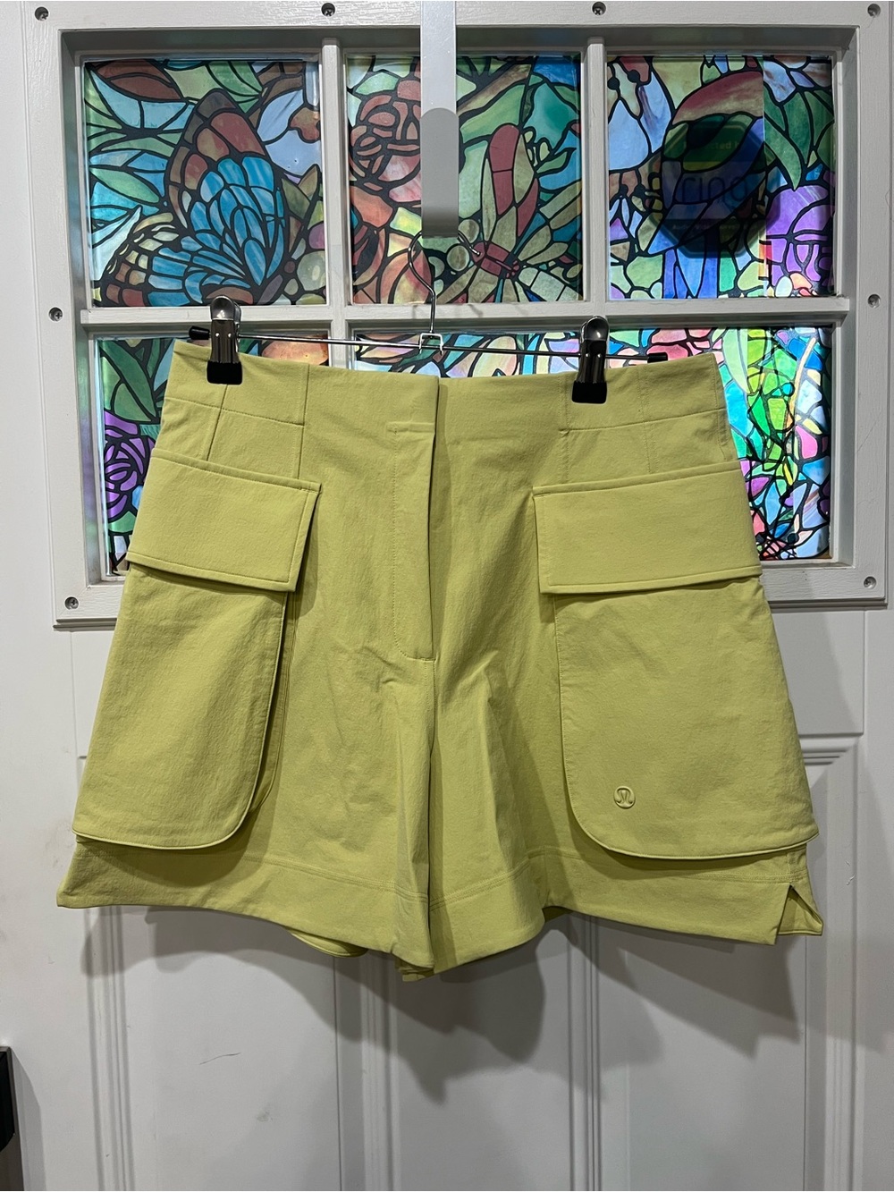 lululemon athletica Light Green Cargo Pocket Shorts